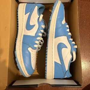 Nike Sky Blue and White Athletic Shoes